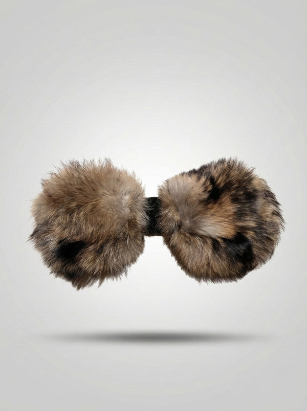 Venitta Fur Belt - Black